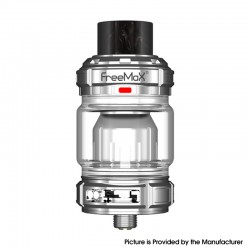 [Ships from Bonded Warehouse] Authentic FreeMax M Pro 2 / Maxus Pro Sub Ohm Tank - Silver, Metal Edition, 0.2ohm, 5ml, 25mm