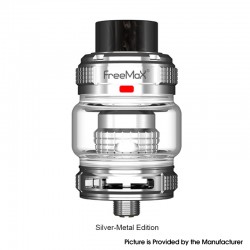 [Ships from Bonded Warehouse] Authentic FreeMax Fireluke 3 / Maxluke Sub Ohm Tank Atomizer - Silver, Metal Edition