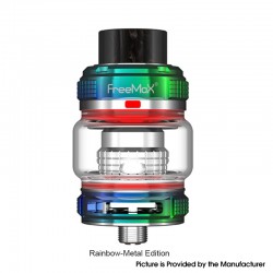 [Ships from Bonded Warehouse] Authentic FreeMax Fireluke 3 / Maxluke Sub Ohm Tank Atomizer - Rainbow, Metal Edition