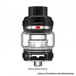 [Ships from Bonded Warehouse] Authentic FreeMax Fireluke 3 / Maxluke Sub Ohm Tank Atomizer - Black, Metal Edition