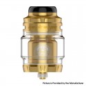 [Ships from Bonded Warehouse] Authentic GeekVape Zeus X RTA Rebuildable Tank Atomizer - Gold, Stainless Steel, 4.5ml, 25mm