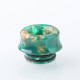 Authentic Reewape AS344 Resin 810 Drip Tip for RDA / RTA / RDTA Atomizer - Green, Resin