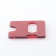Authentic MK MODS Replacement Tank Plate Panel Door for 5AVape Hussar BXR Style AIO Box Mod - Red, Acrylic