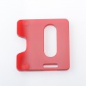 Authentic MK MODS Replacement Tank Plate Panel Door for 5AVape Hussar BXR Style AIO Box Mod - Red, Acrylic