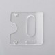 Authentic MK MODS Replacement Tank Plate Panel Door for 5AVape Hussar BXR Style AIO Box Mod - Clear, Acrylic