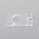 Authentic MK MODS Replacement Tank Plate Panel Door for 5AVape Hussar BXR Style AIO Box Mod - Clear, Acrylic