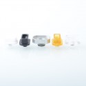 Kontrl Mag Style 510 Drip Tip - Silver, Aluminum + Teflon / POM / PEI / PC, 4 x Mouthpieces