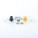 Kontrl Mag Style 510 Drip Tip - Silver, Aluminum + Teflon / POM / PEI / PC, 4 x Mouthpieces