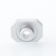 Kontrl Mag Style 510 Drip Tip - Silver, Aluminum + Teflon / POM / PEI / PC, 4 x Mouthpieces