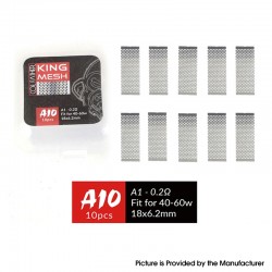 Authentic Coil Father King A10 Mesh Core Coil for RDA / RTA / RDTA Atomizer - Kanthal A1, 40~60W, 0.2ohm, 18 x 6.2mm, (10 PCS)