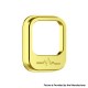Authentic VandyVape Pulse AIO.5 Pod Replacement Metal Square Button Ring - Gold