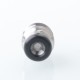 Mission XV Ignition Booster Tip Style Drip Tip Set for BB / Billet Mod - Silver + Black, 1 PC POM Mouthpiece