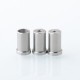 Mission XV Ignition Booster Tip Style Drip Tip Set for BB / Billet Mod - Silver + Black, 1 PC POM Mouthpiece