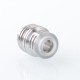 Mission XV Ignition Booster Tip Style Drip Tip Set for BB / Billet Mod - Silver + Grey, 1 PEEK Mouthpiece