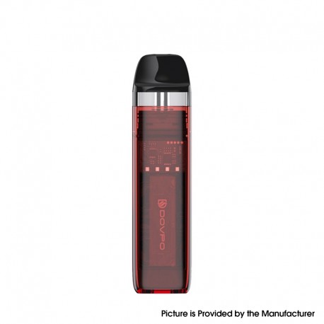 [Ships from Bonded Warehouse] Authentic Dovpo Limpid Pod System Kit - Red, 800mAh, 2ml, 1.0ohm