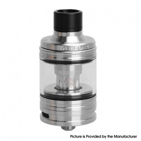[Ships from Bonded Warehouse] Authentic Eleaf Melo 4 D22 Tank Atomizer - Silver, 2ml, 0.3ohm / 0.5ohm