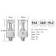 Authentic Ambition Mods Bishop 3 Bishop³ Dotcubed RBA Tank for dotAIO V1 & V2 Pod - Silver, 316SS + PCTG, 3ml, MTL & RDL