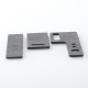 Authentic MK MODS Topo Panels Plates Set for Orca Boro Box Mod Kit - Matte Black