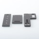 Authentic MK MODS Topo Panels Plates Set for Orca Boro Box Mod Kit - Matte Black