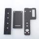 Authentic MK MODS Topo Panels Plates Set for Orca Boro Box Mod Kit - Matte Black