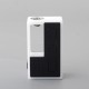 Authentic MK MODS Fode Mech Boro Box Mod - White Black, 1 x 18650