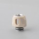 Monarchy Mini Cyber Style 510 Drip Tip Set - Silver, Stainless Steel + PEEK + POM + PEI + PC, 5 PCS Mouthpieces