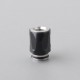 Monarchy Mini Cyber Style 510 Drip Tip Set - Silver, Stainless Steel + PEEK + POM + PEI + PC, 5 PCS Mouthpieces