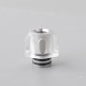 Monarchy Mini Cyber Style 510 Drip Tip Set - Silver, Stainless Steel + PEEK + POM + PEI + PC, 5 PCS Mouthpieces