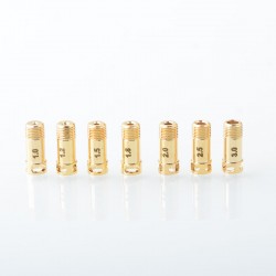 Replacement MTL + DL Airflow Pin for Protocol Atom / Atom B-HZRD Edition RBA - 1.0 + 1.2 + 1.5 + 1.8 + 2.0 + 2.5 + 3.0mm (7 PCS)