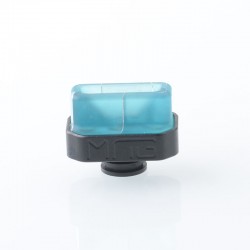 Kontrl Mag Style 510 Drip Tip - Black + Tiffany Blue, Aluminum + Resin