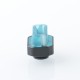 Kontrl Mag Style 510 Drip Tip - Black + Tiffany Blue, Aluminum + Resin