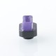 Kontrl Mag Style 510 Drip Tip - Black Purple, Aluminum + Resin