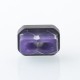 Kontrl Mag Style 510 Drip Tip - Black Purple, Aluminum + Resin