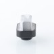 Kontrl Mag Style 510 Drip Tip - Black White, Aluminum + Resin