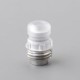 Mission MXV Nuke Style Drip Tip Set for BB / Billet Mod - Silver, 5 x Mouthpiece PC / PEI / PEEK / POM