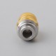 Mission MXV Nuke Style Drip Tip Set for BB / Billet Mod - Silver, 5 x Mouthpiece PC / PEI / PEEK / POM