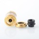 Authentic Yachtvape & Mike Vapes Eclipse Dual RTA Rebuildable Tank Atomizer - Gold, 4 / 6ml, 25mm Diameter