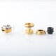 Authentic Yachtvape & Mike Vapes Eclipse Dual RTA Rebuildable Tank Atomizer - Gold, 4 / 6ml, 25mm Diameter