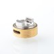 Authentic Yachtvape & Mike Vapes Eclipse Dual RTA Rebuildable Tank Atomizer - Gold, 4 / 6ml, 25mm Diameter