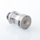 Authentic Yachtvape & Mike Vapes Eclipse Dual RTA Rebuildable Tank Atomizer - Sand Blast Silver, 4 / 6ml, 25mm Diameter