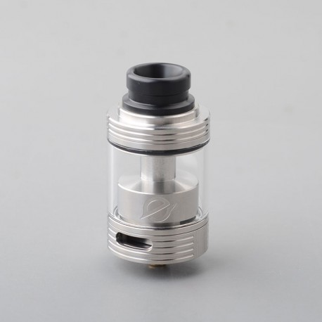[Ships from Bonded Warehouse] Authentic Yachtvape & Mike Vapes Eclipse Dual RTA Rebuildable Atomizer - Silver, 4 / 6ml, 25mm