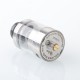 [Ships from Bonded Warehouse] Authentic Yachtvape & Mike Vapes Eclipse Dual RTA Rebuildable Atomizer - Silver, 4 / 6ml, 25mm