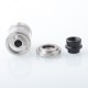 [Ships from Bonded Warehouse] Authentic Yachtvape & Mike Vapes Eclipse Dual RTA Rebuildable Atomizer - Silver, 4 / 6ml, 25mm