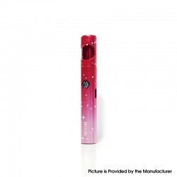 Authentic DAZZLEAF HANDii VV 510 Thread Magnet Oil / Wax Cartridge Battery - Pink Splatter, 500mAh