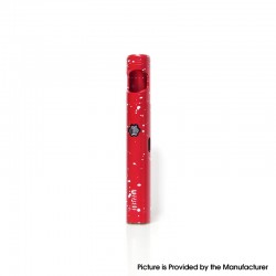 Authentic DAZZLEAF HANDii VV 510 Thread Magnet Oil / Wax Cartridge Battery - Red Splatter, 500mAh