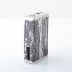 5AVape Hussar BXR Style AIO VW Box Mod - Chaos Silver, 1~60W, 1 x 18650