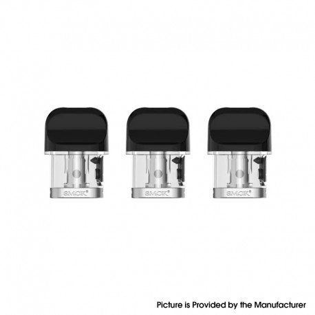 [Ships from Bonded Warehouse] Authentic SMOKTech SMOK Novo X Replacement Pod Cartridge - Clear DC 0.8ohm MTL Pod, 2ml (3 PCS)