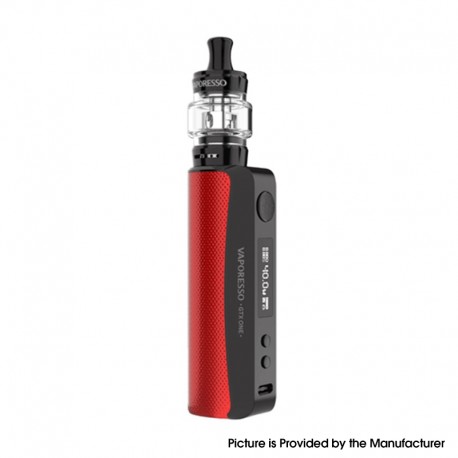 [Ships from Bonded Warehouse] Authentic Vaporesso GTX ONE 40W 2000mAh VW Box Mod Kit with GTX Tank 18 - Red, 3ml, 5~40W