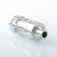 Typhoon Taifun GTV GT V Style RTA Rebuildable Tank Vape Atomizer - Silver, 6ml, 25mm Diameter