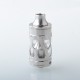 Typhoon Taifun GTV GT V Style RTA Rebuildable Tank Vape Atomizer - Silver, 6ml, 25mm Diameter